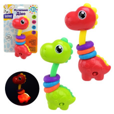 брязкальце Діно 14,5х9х4см., муз., світло, на бат., на бліст. 18х12,5х4,5см.  PL-724-73  (48)