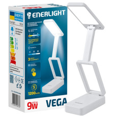 лампа настільна Enerlight LED Vega, акум., 9W,біла, 3000-6000К  VEGA9SMD45MW