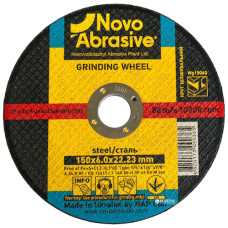 круг зачистний Novoabrasive 150х6,0х22,23мм. 14А  WG15060