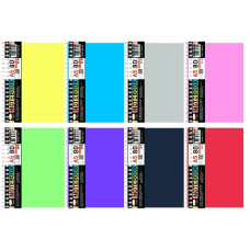 блокнот на спір. Апельсин пластикова обкл. А5/80арк., бічна спіраль  АП-1505  (10)