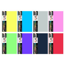 зошит на спіралі Апельсин  А5/ 60арк. пласт. обкл. з 1-м розділювачем (бічна спіраль)  АП-1507  (10)