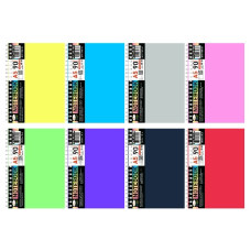 зошит на спіралі Апельсин  А5/ 90арк. пласт. обкл. з 2-ма розділювачами (бічна спіраль) АП-1508 (10)