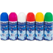 сніг штучний кольоровий в балончику 16х5,5см.  13-37/83515  (48)