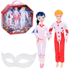 лялька LDC 2шт. 29см. (1шт. - шарнірні руки), маски 21см., в кор. 33х33х6см.  1859А-1-2  (30)