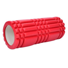 масажер рулон для йоги ЕVA 33х14см. червоний, в кул. 14х33х14см.  MS 0857-3-R  (10)