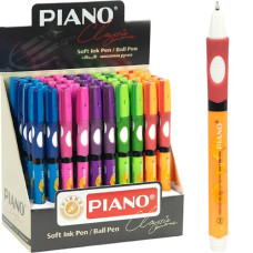 ручка Piano РТ-251L кульк. масл. для розвитку каліграфії (ЛІВА) син.  (50/2400)