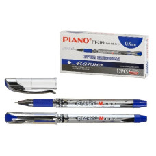 ручка Piano РТ-209 кульк. масл. синя "Manner"  (12/144/1728)