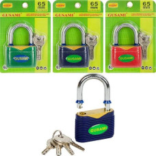 замок навісний 65мм. Gusami із захисним покриттям  BGU865/122408  (72)