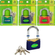 замок навісний 75мм. Gusami із захисним покриттям  BGU875/122409  (72)