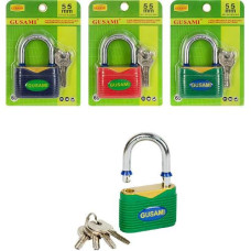 замок навісний 55мм. Gusami із захисним покриттям  BGU855/122407  (96)