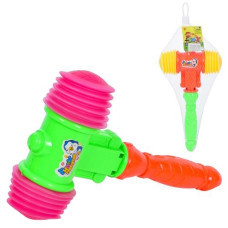 молоточок 28см., пискавка, свисток, в сітці 15х30х6см.  708  (240)