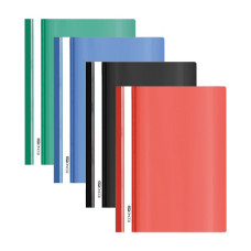 швидкозшивач пласт. Economix E31507  А5 без перфорації  (10/400)